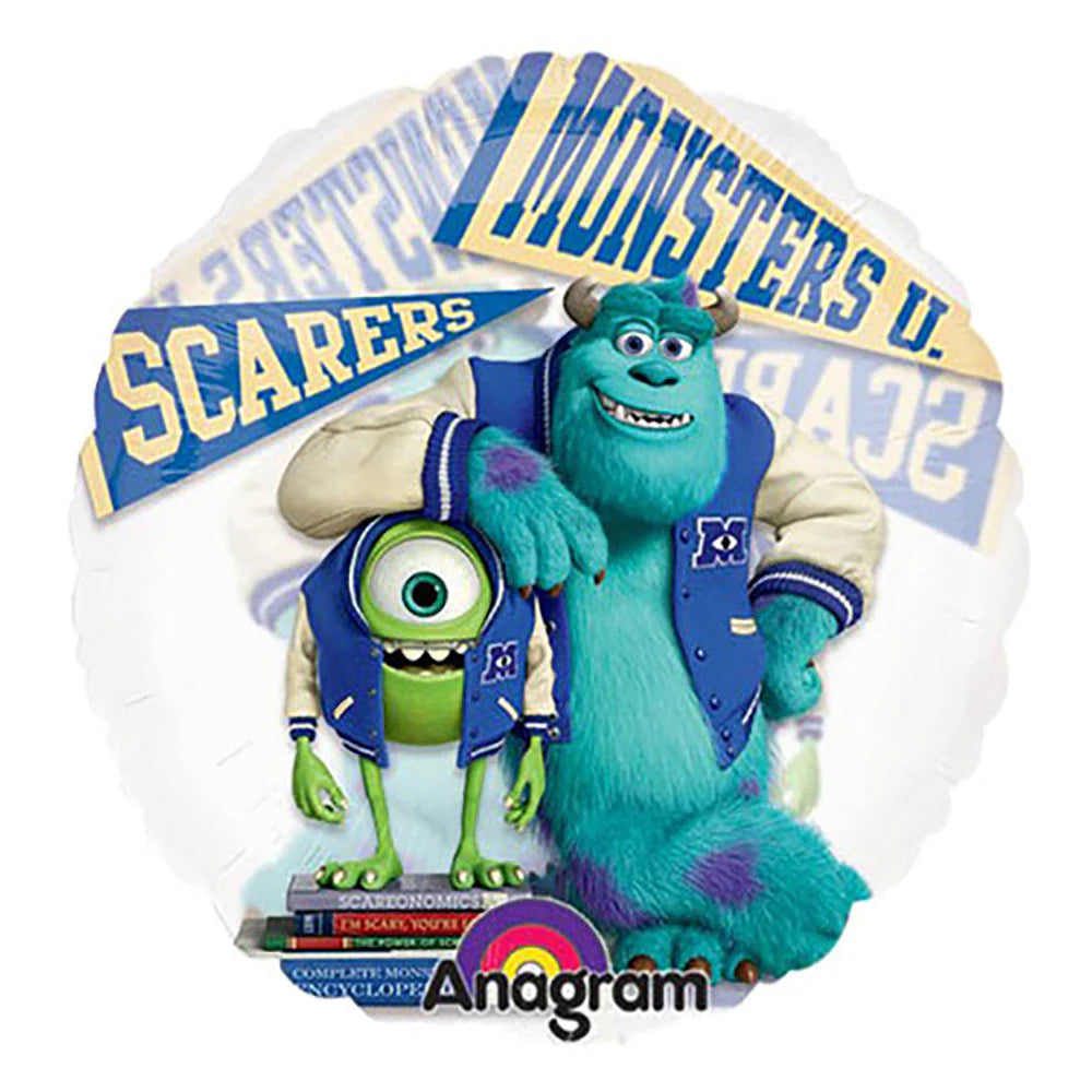 monsters inc balloons Monsters University Mike 5pcs Bouquet – WorldBalloonsNYC