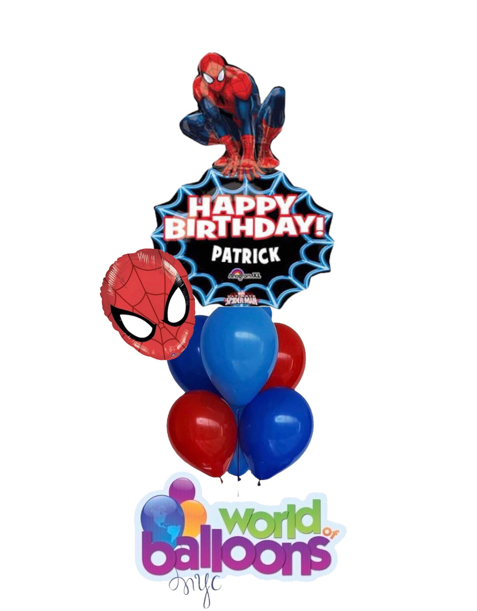 33 Spiderman Birthday Personalized Shape Balloon