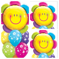Happy Faces Smiles Birthday Balloon Bouquet