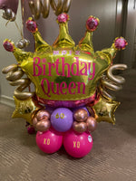 Crown Queen/King Balloon Bouquet 13pc