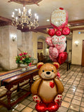 Teddy Bear Balloon Bouquet Love