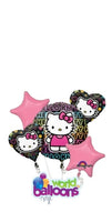 Hello Kitty Balloon Bouquet heart shape 8pcs