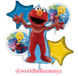 Elmo see-threw Balloon Bouquet