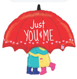 Love just you and me balloon bouquet