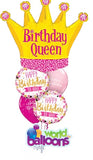 Birthday Queen Crown Balloon Bouquet