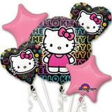 Hello Kitty Balloon Bouquet heart shape 8pcs