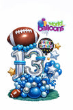 Custom Age Balloon Bouquet Celebration Two Numbers (10-99)