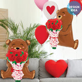 Love Teddy Bear Bouquet