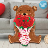 Love Teddy Bear Bouquet
