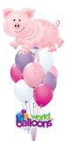 Large Pig Balloon Bouquet