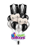 Groom’s Tux Suit Balloon Bouquet