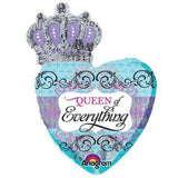 Bday Queen of Everything Balloon Bouquet 7pcs