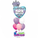 Bday Queen of Everything Balloon Bouquet 7pcs