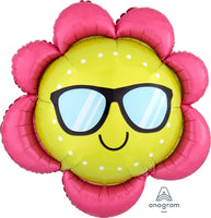 Happy Face jumbo Foil Balloon, 33 inch