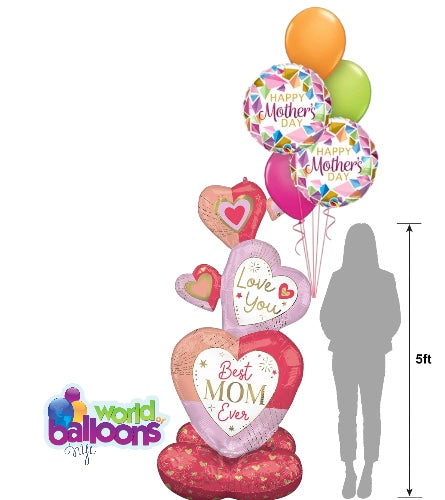 Best Mom Ever Airloonz Balloon bouquet