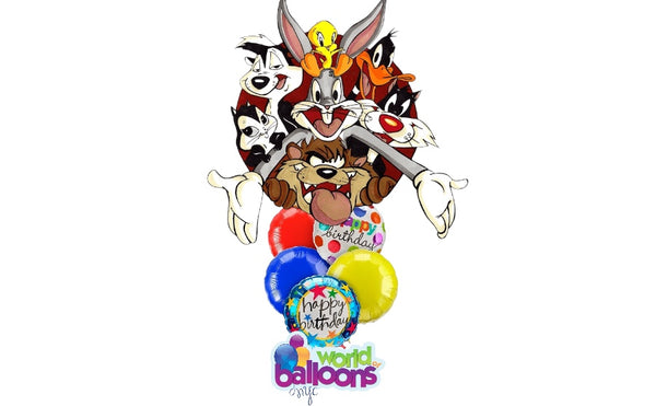 Singing Balloon Bouquet Looney Tunes