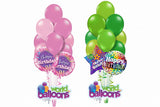 Dozen Rainbow Latex Bouquet