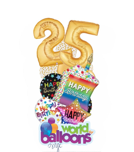 Number Balloon Bouquet (10-99)