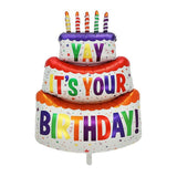 Birthday Colorful Cake Balloon 8pcs