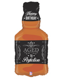 Aged to perfection bottle balloon bouquet