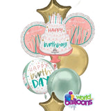 Jumbo cake Pastel Bday Bouquet 10pcs