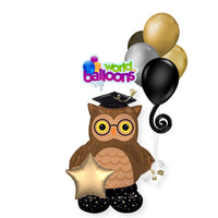 Owl Graduation - AirLoonz Balloon Bouquet