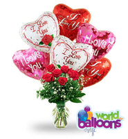 Balloon Combo with Flowers