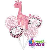 It’s A Girl Giraffe Balloon Bouquet