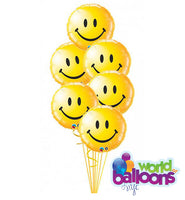 Thank you /Happy Face Balloon Bouquet