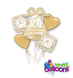 50th Anniversary Balloon Bouquet
