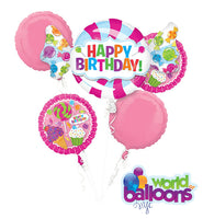 Candy Happy Birthday Balloon Bouquet