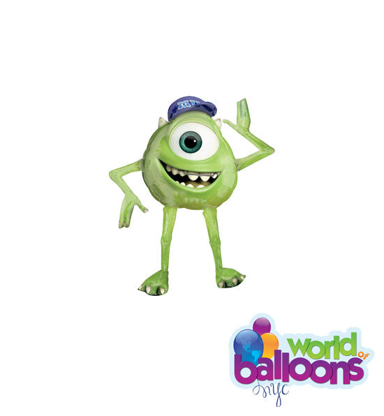 mike w from monsters inc Monsters University Mike 5pcs Bouquet – WorldBalloonsNYC