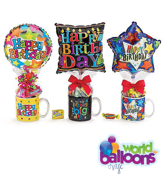 Candy Mug Balloon Gift