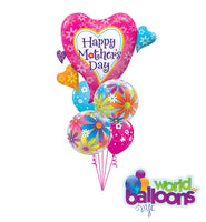Mother’s Day Jumbo heart Balloon Bouquet