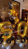 "Special Celebration" 2 Jumbo Number Balloon Bouquet (10-99)