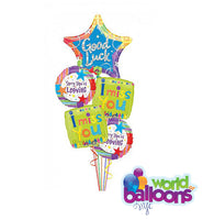Good Luck-Miss You Balloon Bouquet
