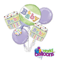 Sweet Baby Rattle Duck Balloon Bouquet