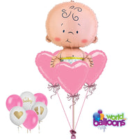 Oh Baby! Pink Balloon Bouquet