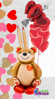 Teddy Bear Balloon Bouquet Love