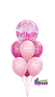Bubble Happy Birthday Balloon Bouquet