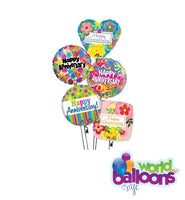 Assortment Anniversary Balloon Bouquet
