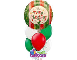 Merry Christmas Balloon Bouquet 7pcs
