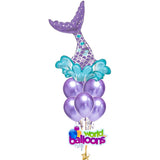 Mermaid Tail Balloon Bouquet