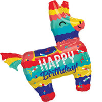 Happy Birthday Piñata  Balloon 10pcs