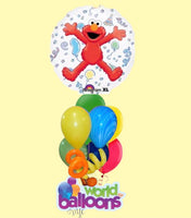 Elmo see-threw Balloon Bouquet