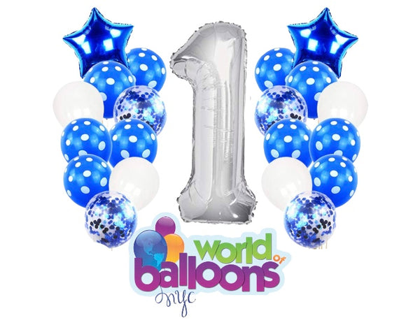 1st Birthday Party Balloon Bouquet
