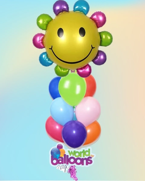 Rainbow SuperShape Foil Balloon, 33 inch