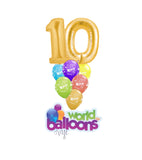 Jumbo Age Number Balloon Bouquet