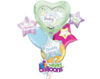 Welcome Baby  Balloon Bouquet 5pc