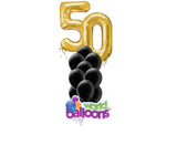 Jumbo Number Balloon Bouquet (10-99)